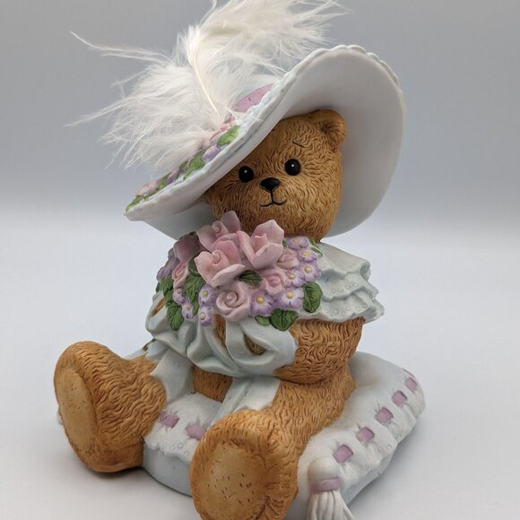 Chapeau Noelle by Lucy Rigg Diane Bride Bear Figurine 1993, Limited Edition - Picture 1 of 11